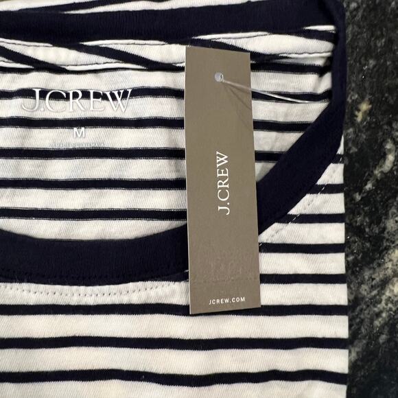 NWT J. Crew Slim-Fit Navy Stripe W/"Sun City" Graphic T-Shirt - SIZE M - Picture 6 of 8